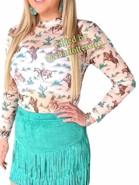 Sterling Kreek • Chisholm Trail Sheer Top